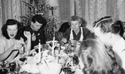 Cena di Natale negli anni Quaranta