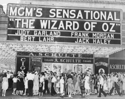 La premiere di New York del Mago di Oz, ca. 1939