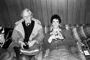 Andy Warhol e Lou Reed, 1976 (By Mick Rock)