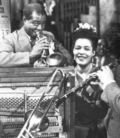 Louis Armstrong e Billie Holiday, 1947