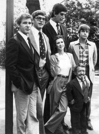 Il cast originale di Star Wars