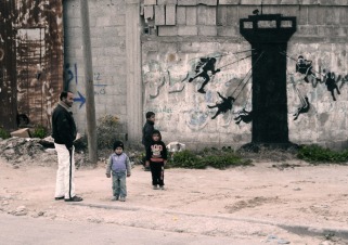 Le nuove opere di Banksy a Gaza