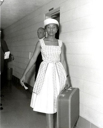L'attivista Annie Lumpkins nel carcere di Little Rock. [1961]