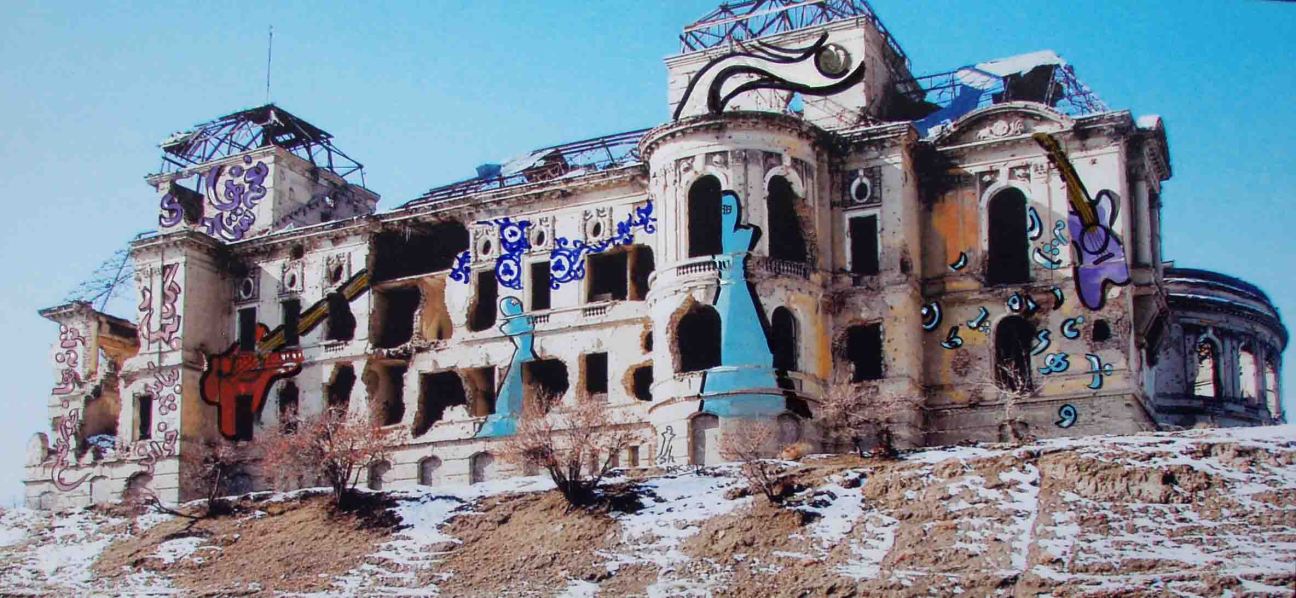 Shamsia Hassani – Dream of Graffiti – Darulaman Palace
