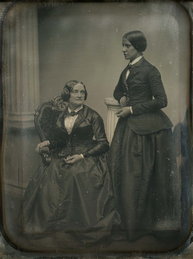 Charlotte Cushman e Matilda Hays, una coppia di donne fotografata nel 1850