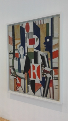 "Uomini in città" (1919) by Fernand Léger @ Peggy Guggenheim Collection