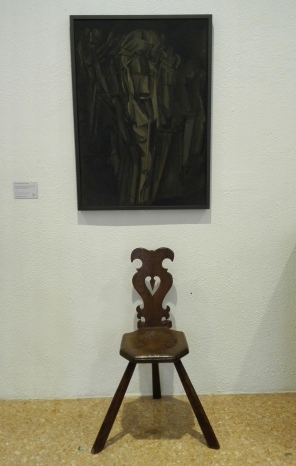 "Nudo (studio), Giovane triste in treno" (1911-12) by Marcel Duchamp @ Peggy Guggenheim Collection