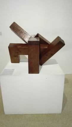 “Luogo di incontri I” (1964) by Eduardo Chillida @ Peggy Guggenheim Collection