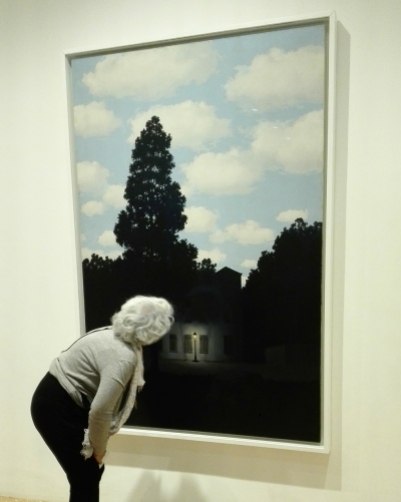 "L'empire des lumières" (1953-54) by René Magritte @ Peggy Guggenheim Collection