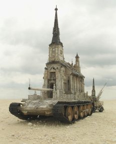 Church Tank by Kris Kuksi