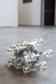 Darío Escobar - “Bicho raro No. 1” (2011), urethane, steel, 9.4 x 13.7 x 7.5 inches. Photo credit: Felipe Censi, courtesy of the artist and Nils Stærk Gallery