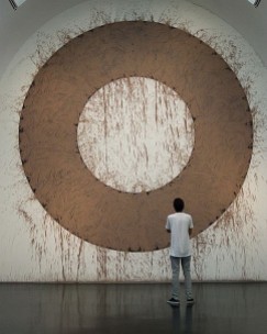 Mud Circle by Richard Long