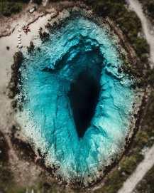 Blue hole, in Croazia