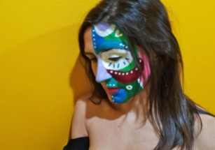 Bozza della performance "Le maschere non fanno paura" di Barbara Picci