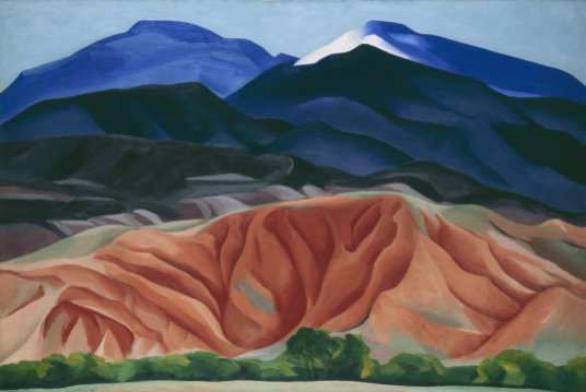 Georgia O’Keeffe, Black Mesa Landscape, New Mexico (1930)