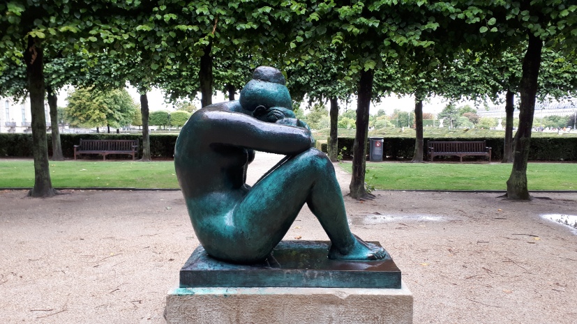 Sculpture @ gardens near Musee Du Louvre, Paris