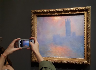 "Londres, le Parlement de soleil dans le brouillard" by Claude Monet @ Musée d'Orsay