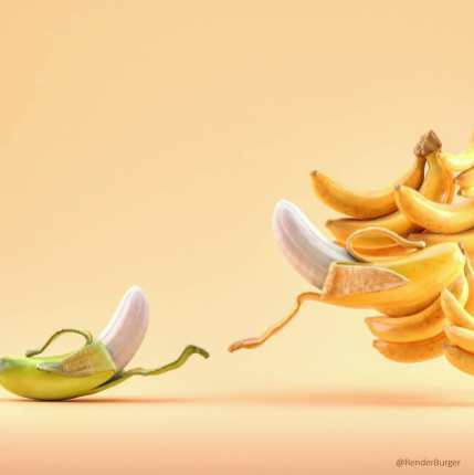 The creation of Banana by Farid Ghanbari