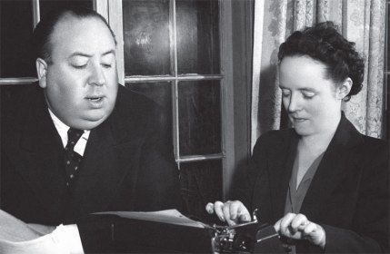 Alfred Hitchcock con sua moglie Alma Reville