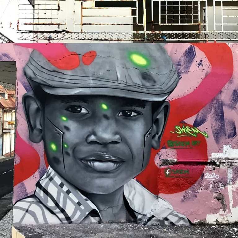 Streetart – SKEM @ Pointe-Noire, Guadeloupe, France – Barbara Picci