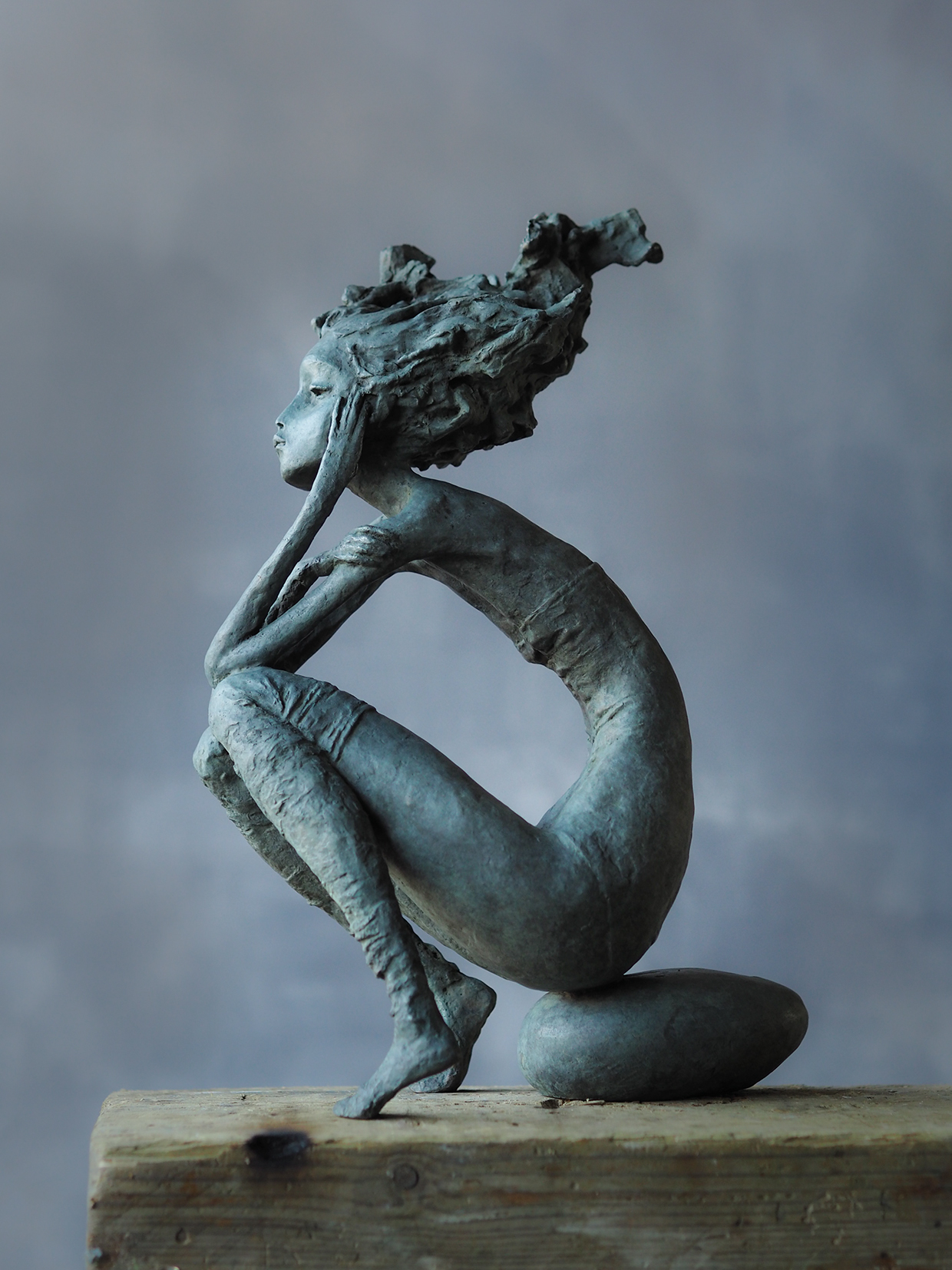 Valérie Hadida. "Seaside", bronzo, 42 x 23 x 15 centimetri
