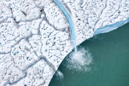"Melting Ice Cap" by Florian Ledoux @ 2021 Drone Photography Awards