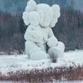 Yesterday 15 of January 2022 was the last day of KAWS:HOLIDAY’s wintry retreat in the Changbai Mountain in Jilin Province, China. Photo by HYPEBEAST