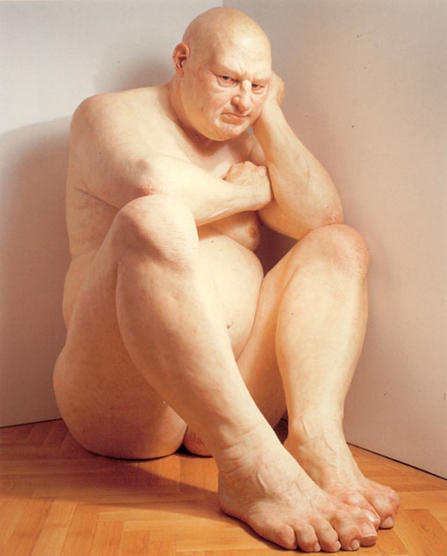 "Untitled (Big Man)" by Ron Mueck