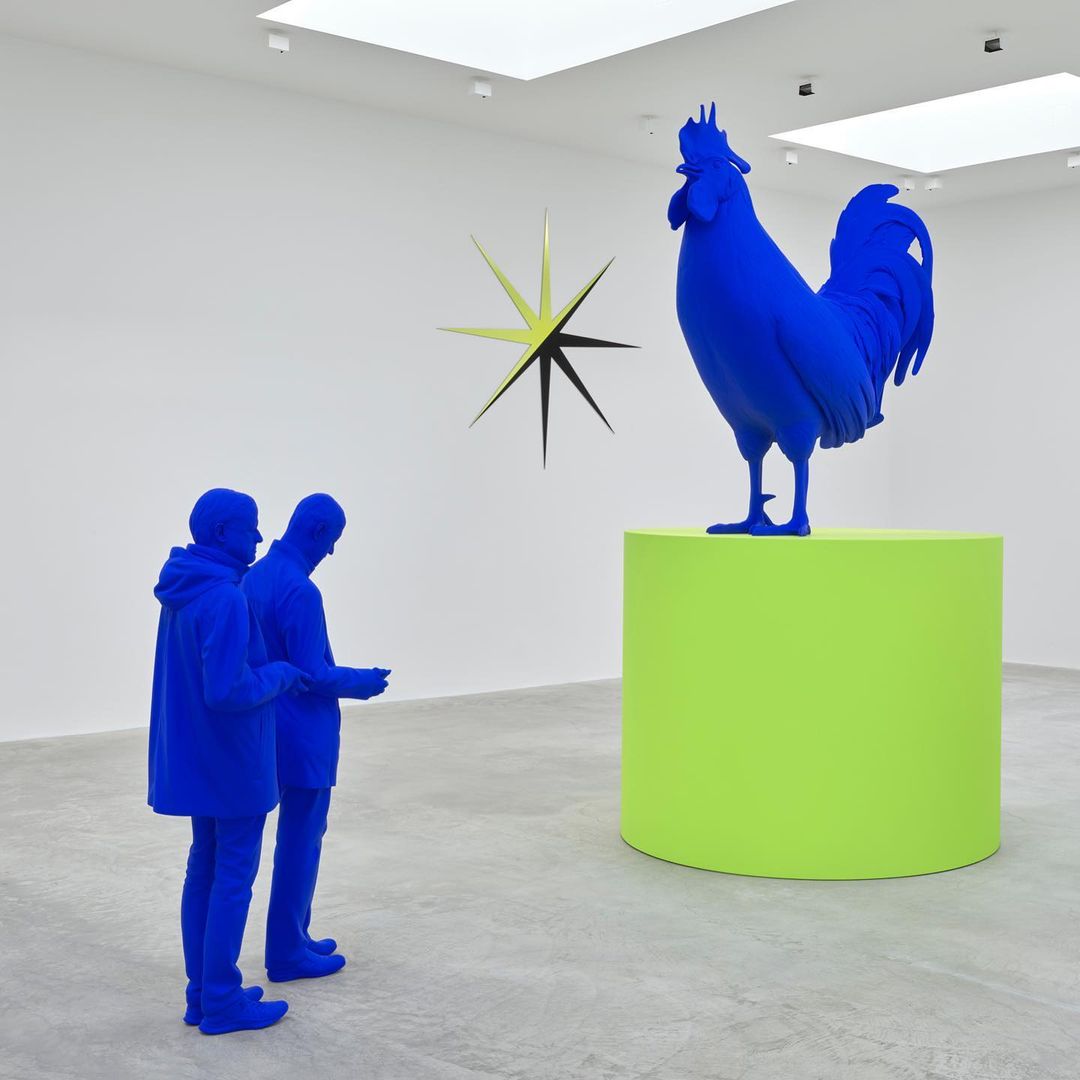 "Cock and Pedestal / Two Men" by Katharina Fritsch