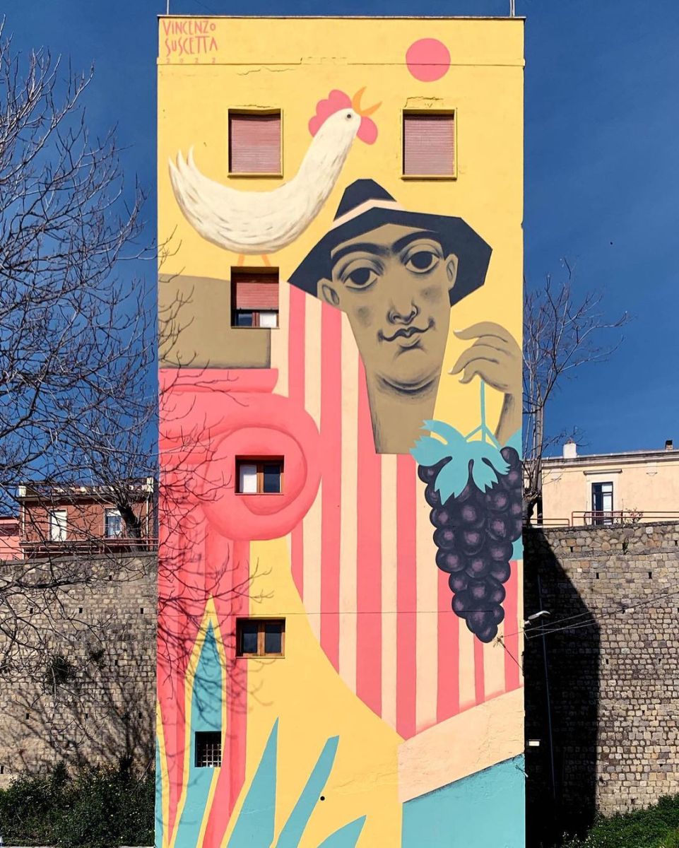 Streetart – Vincenzo Suscetta @ Montalbano Jonico, Italy